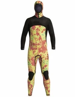 XCEL MENS COMP X 4.5/3.5 HOODED WETSUIT BLACK -Freedom Wave Shop xcel comp x 4 5 3 5 muta con cappuccio front zip black 2