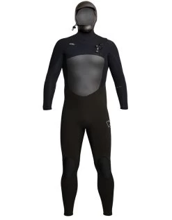 XCEL MENS INFINITI 5/4MM HOODED FULL WETSUIT BLACK